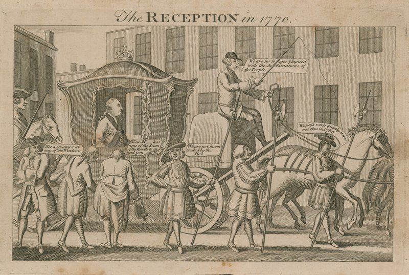 La recepción en 1770 de English School