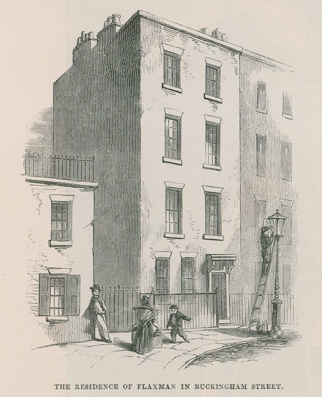 Residencia de John Flaxman en Buckingham Street de English School