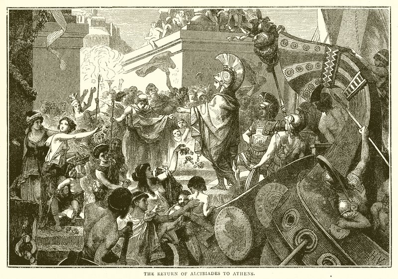 El regreso de Alcibíades a Atenas de English School