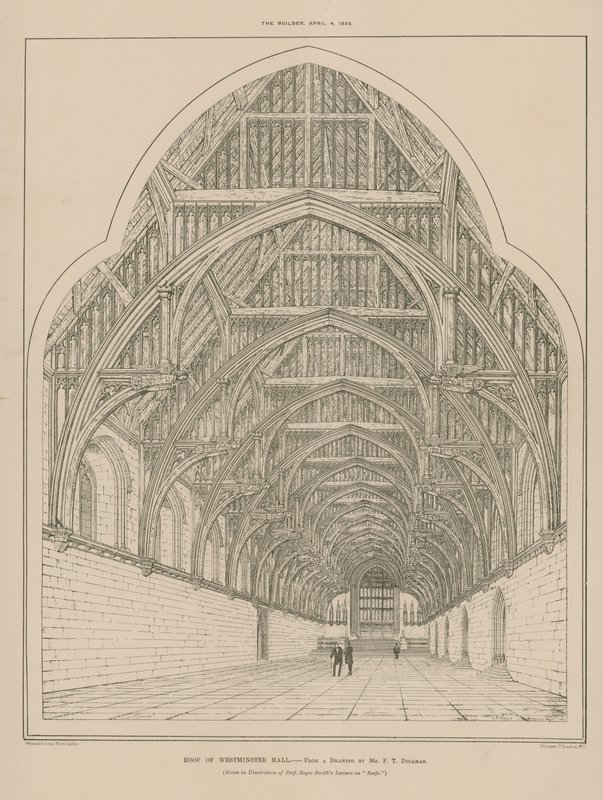 El techo de Westminster Hall de English School