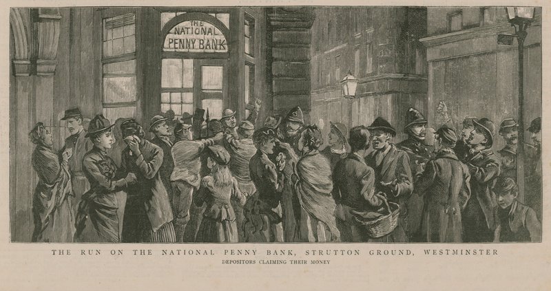 La corrida en el Banco Nacional de Penny de English School