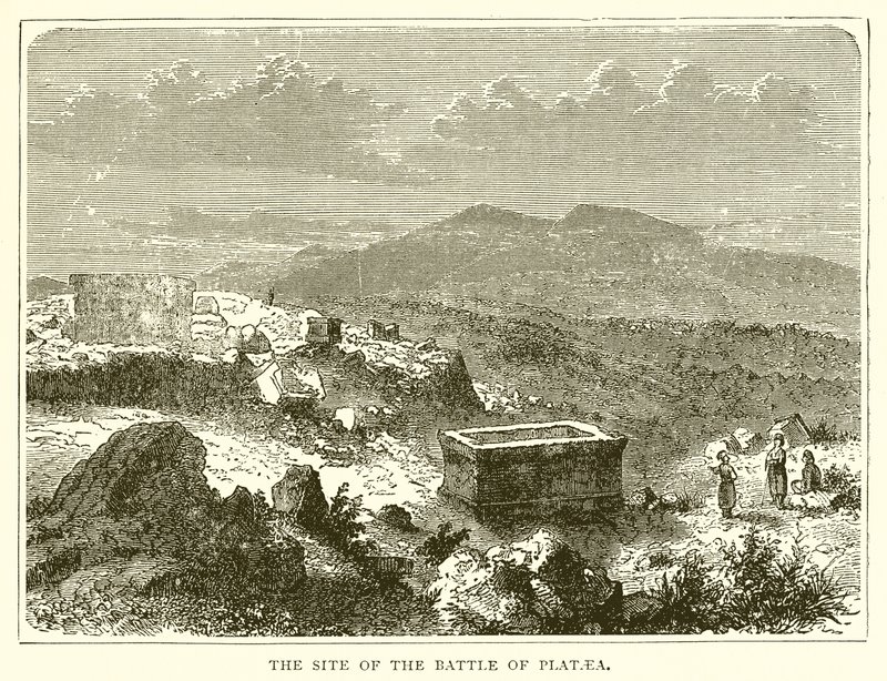 El sitio de la batalla de Platea de English School