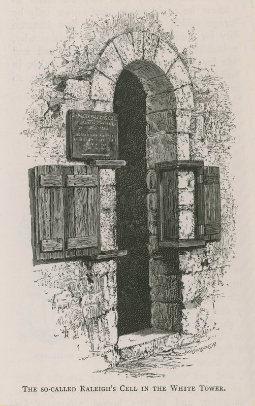 La llamada celda de Raleigh en la Torre Blanca de English School