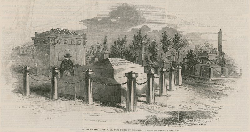 La tumba del Duque de Sussex de English School