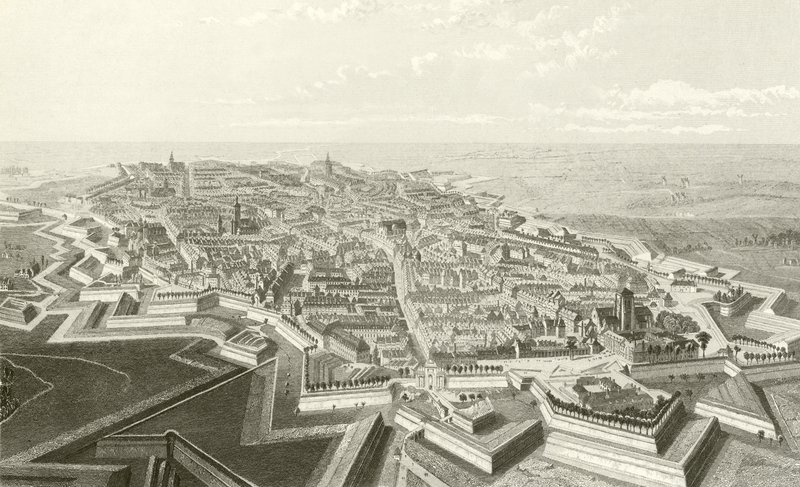 La ciudad y fortaleza de Lille de English School