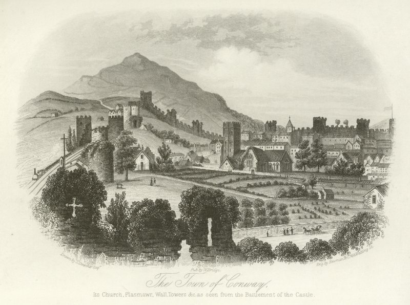 La ciudad de Conwy, Gales del Norte de English School