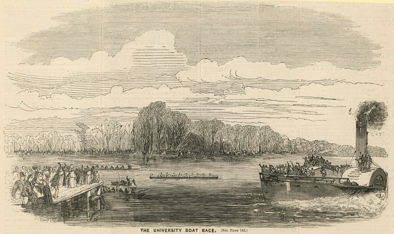 La carrera de botes de la Universidad de English School