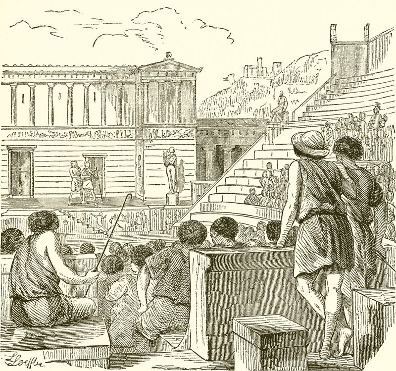 Teatro en la antigua Grecia de English School