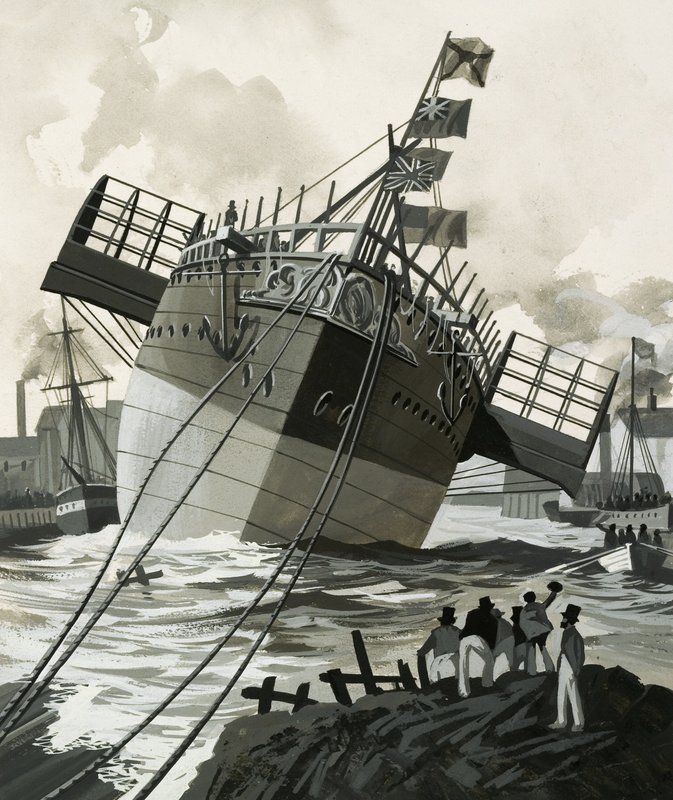 Navegaron los Siete Mares: El barco de vapor 