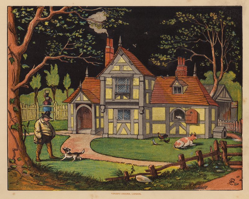 This Is The House That Jack Built (litografía en color) de English School