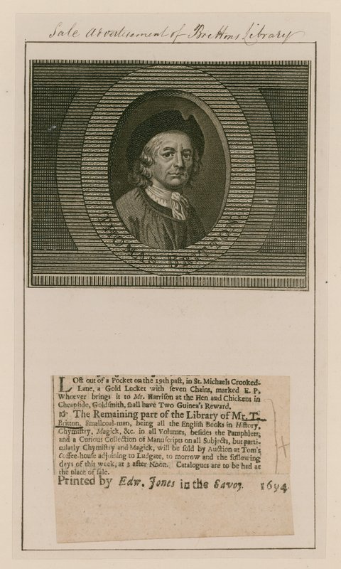 Thomas Britton, el pequeño carbonero musical de English School