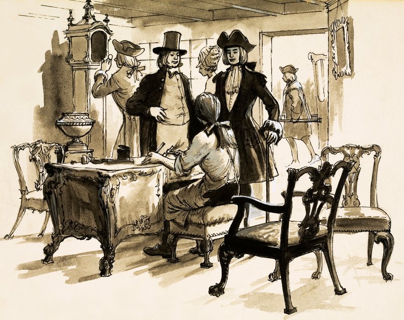 El taller de Thomas Chippendale en St Martin