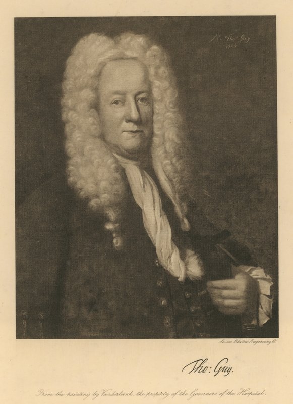 Thomas Guy, del cuadro de John Vanderbank de English School