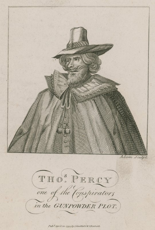 Thomas Percy, uno de los conspiradores en la Conspiración de la Pólvora de English School
