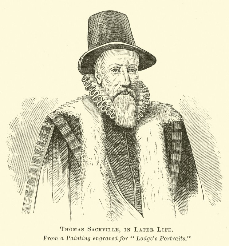 Thomas Sackville en su vida posterior de English School