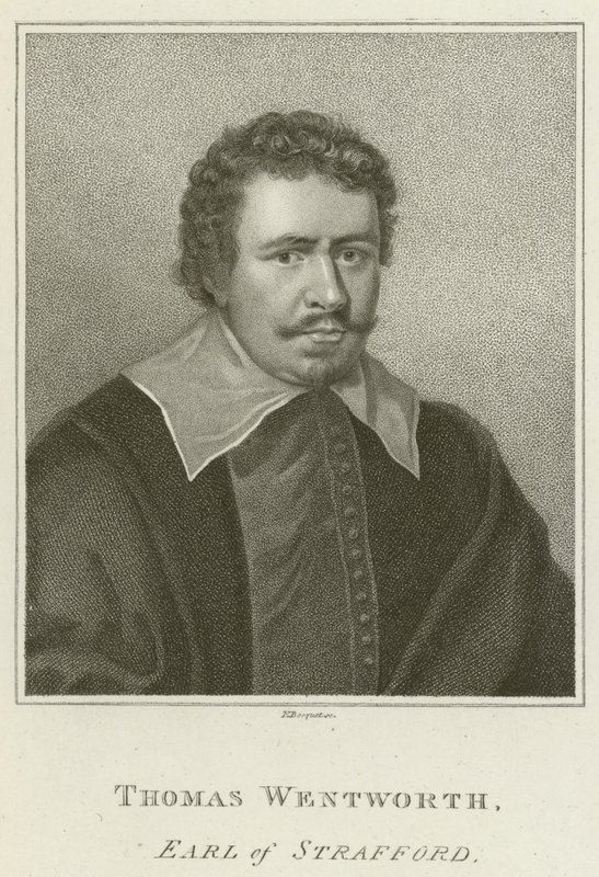 Thomas Wentworth, Conde de Strafford (grabado) de English School