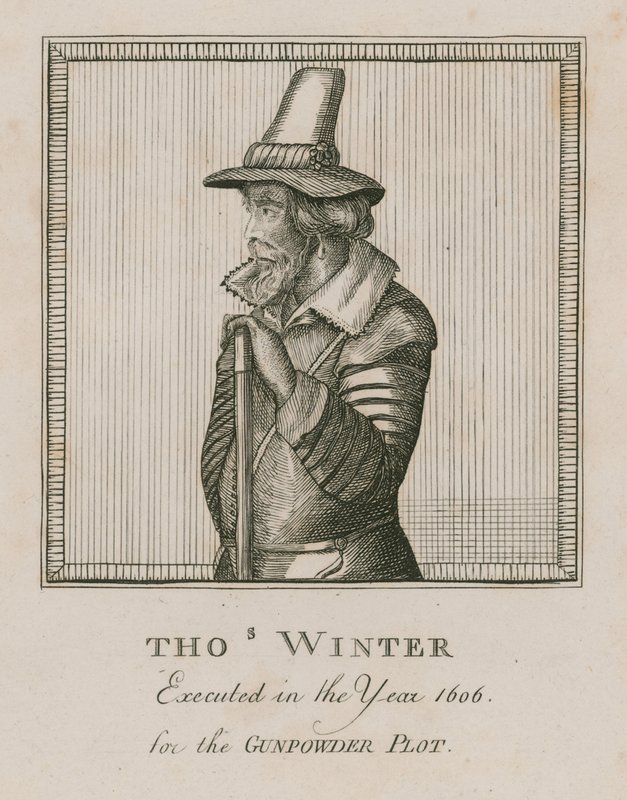 Thomas Winter, ejecutado en el año 1606 por la Conspiración de la Pólvora de English School