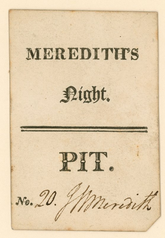 Entrada para el Teatro Drury Lane, Londres: Noche de Meredith de English School