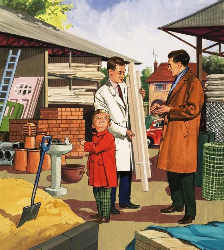 Comerciante de madera de English School