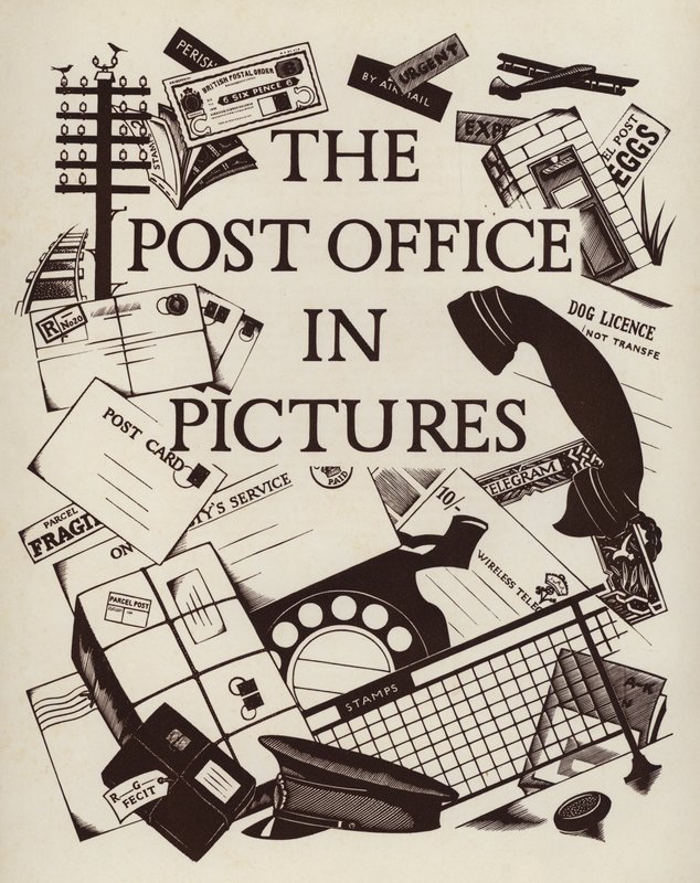 Ilustración de la portada para The Post Office in Pictures de English School