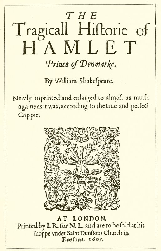 Portada de Hamlet de Shakespeare de English School