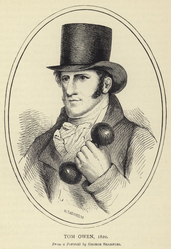 Tom Owen, 1820, de un retrato de George Sharples de English School