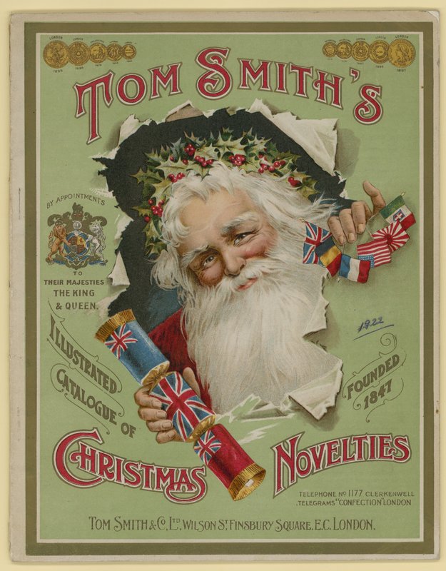 Tom Smith & Co Ltd, Novedades de Navidad, Petardos de Navidad, Portada del Folleto de English School