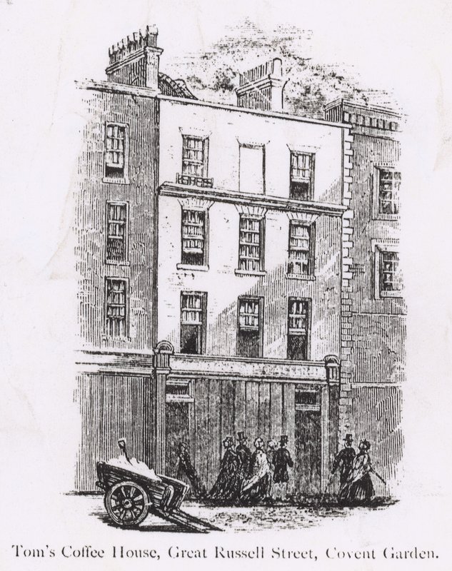 Toms Coffee House, Great Russell Street, Covent Garden de English School