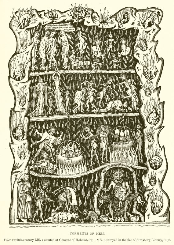 Tormentos del infierno de English School