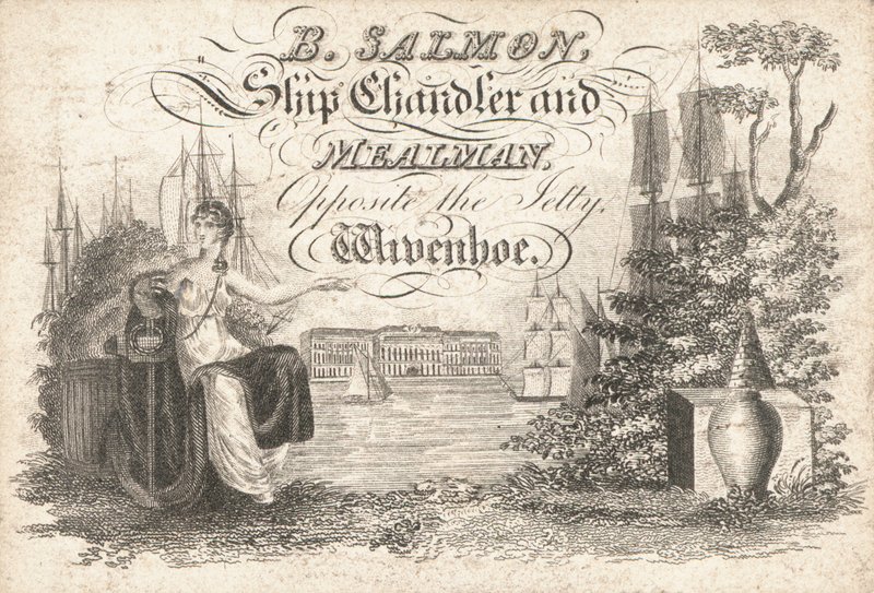 Tarjeta comercial, B Salmon de English School