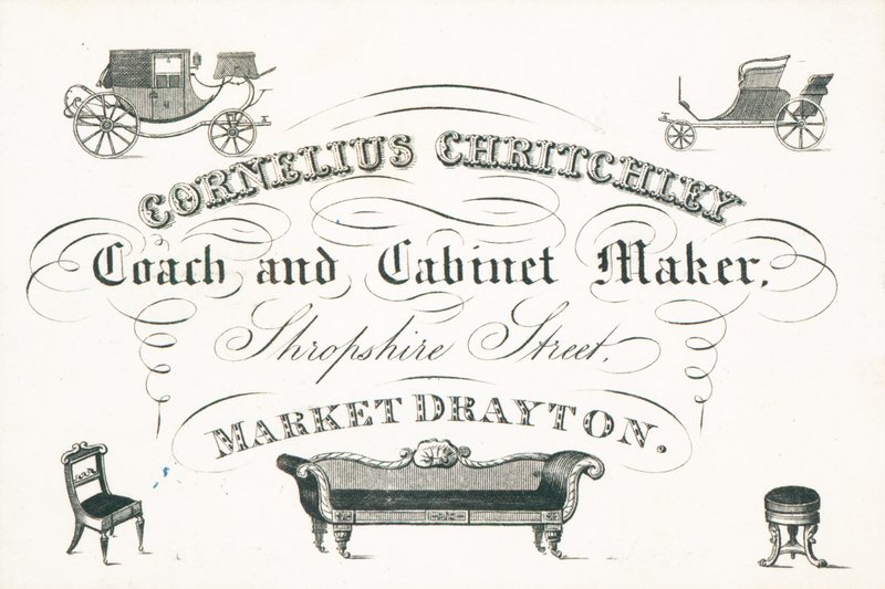 Tarjeta comercial, Cornelius Critchley de English School