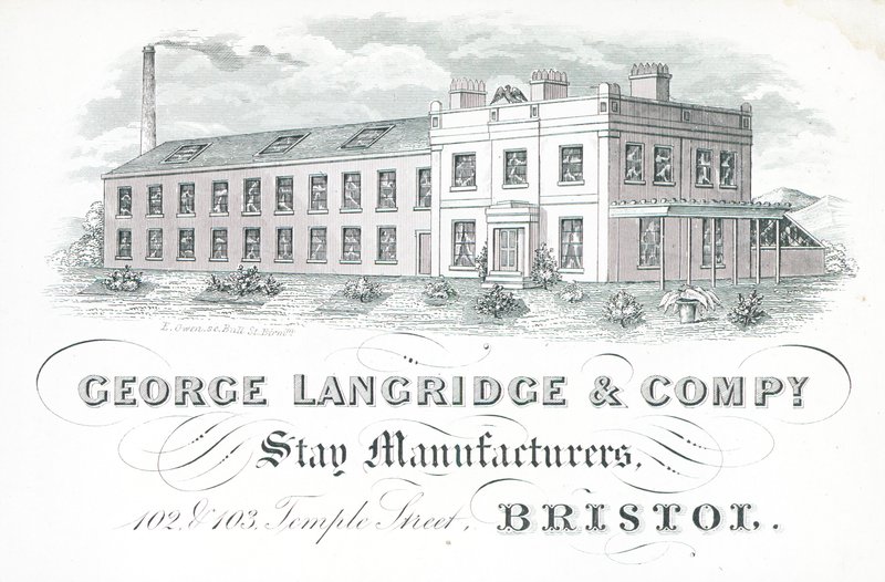 Tarjeta comercial, George Langridge & Company de English School