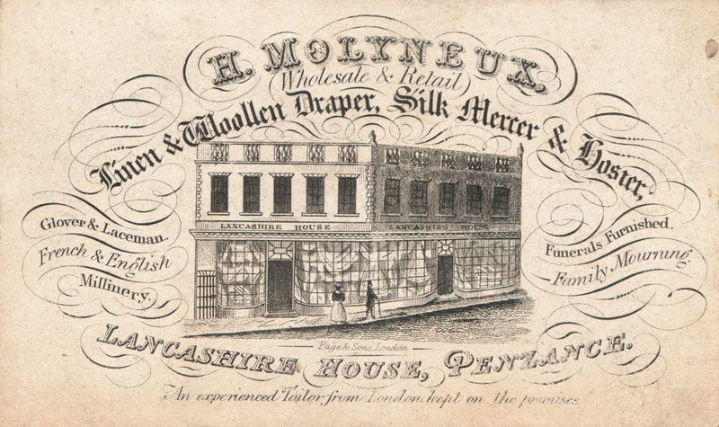 Tarjeta comercial, H Molyneux de English School