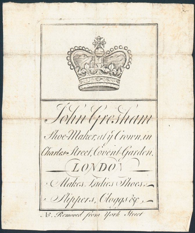 Tarjeta comercial, John Gresham de English School