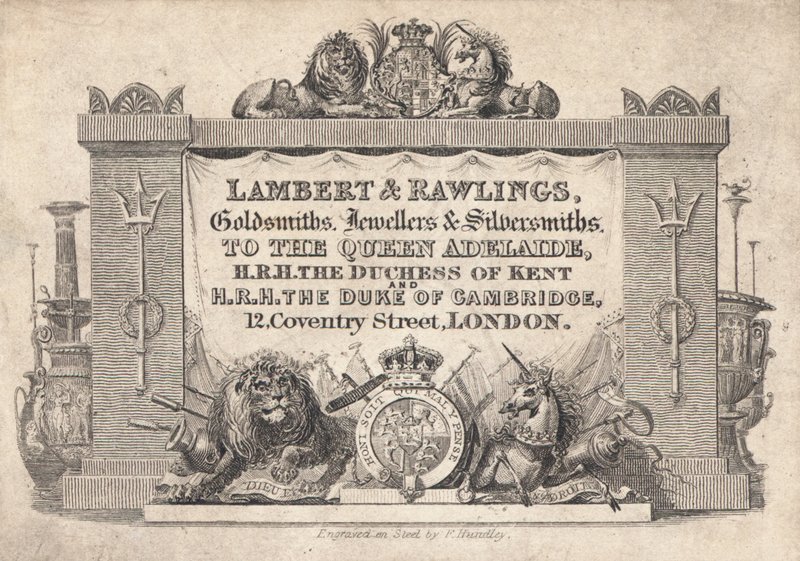 Tarjeta comercial, Lambert & Rawlings de English School
