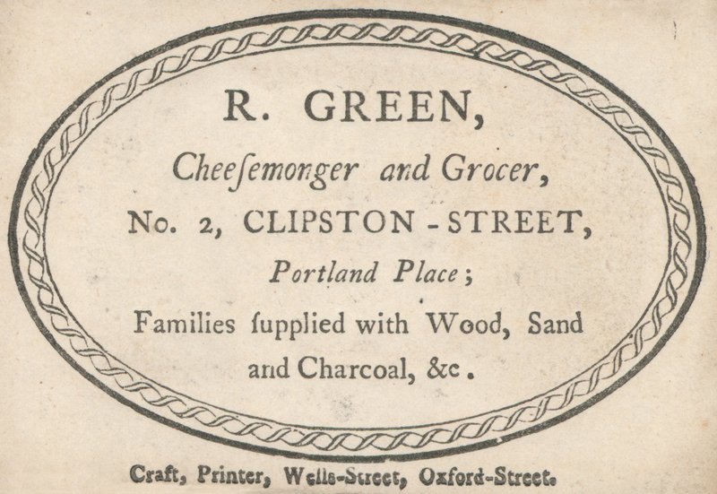 Tarjeta comercial, R Green de English School