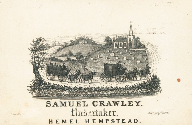 Tarjeta comercial, Samuel Crawley de English School