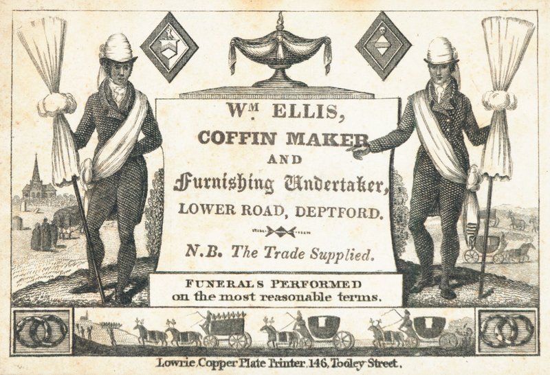 Tarjeta comercial, William Ellis de English School