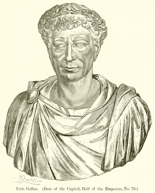 Treb. Galo (Busto del Capitolio, Sala de los Emperadores, No. 73) de English School