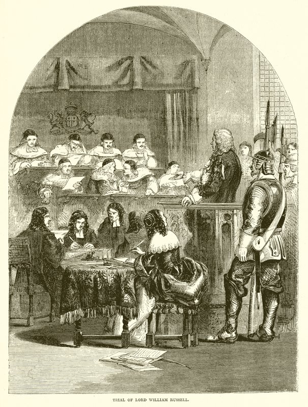 Juicio de Lord William Russell de English School