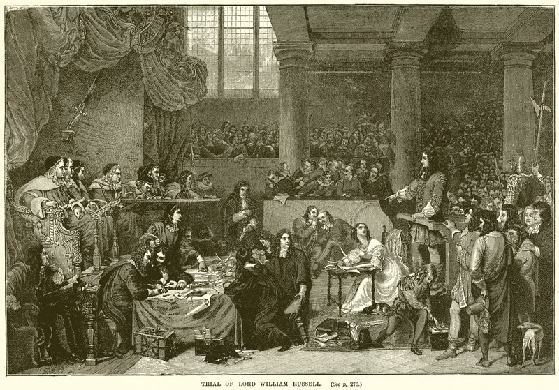 Juicio de Lord William Russell de English School