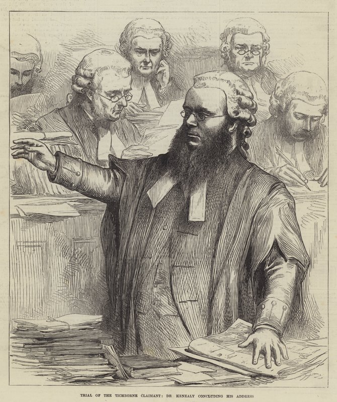 Juicio del reclamante de Tichborne, Dr. Kenealy concluyendo su discurso de English School