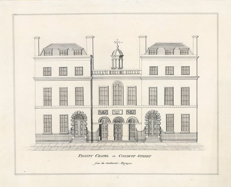 Capilla de la Trinidad, Conduit Street, Londres de English School