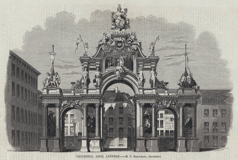 Arco triunfal, Amberes de English School