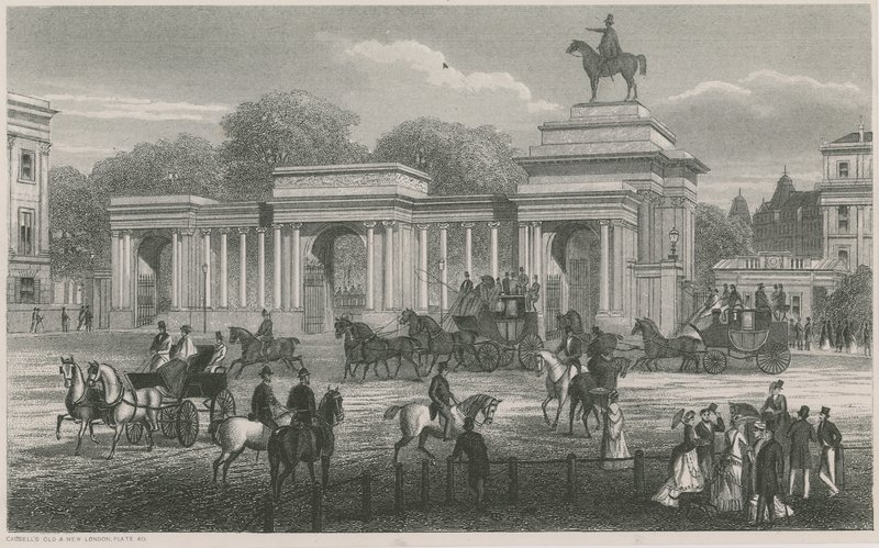 Arco de Triunfo, Hyde Park Corner, Londres de English School