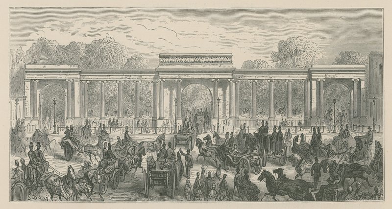 Arco de Triunfo, Hyde Park Corner, Londres de English School