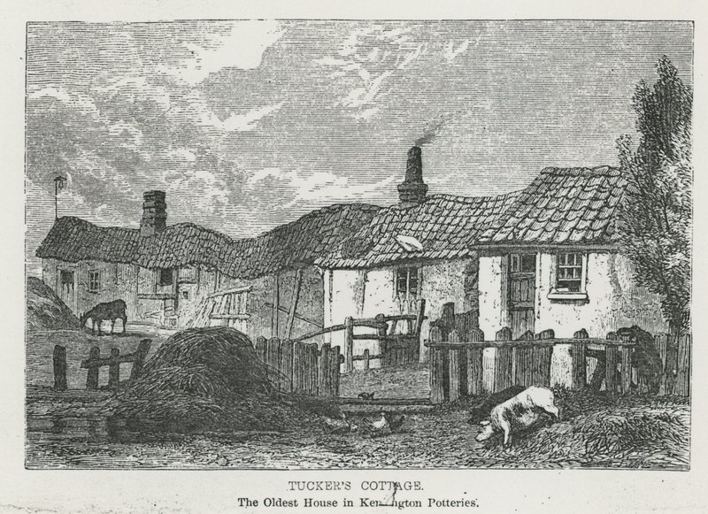 Cabaña de Tucker, la casa más antigua en Kensington Potteries de English School