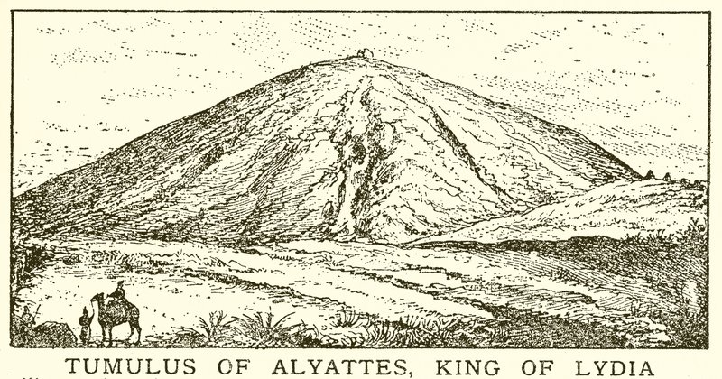 Túmulo de Aliates, rey de Lidia de English School