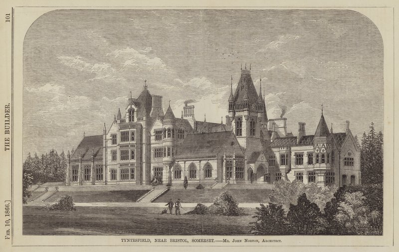 Tyntesfield, cerca de Bristol, Somerset, Sr. John Norton, Arquitecto de English School