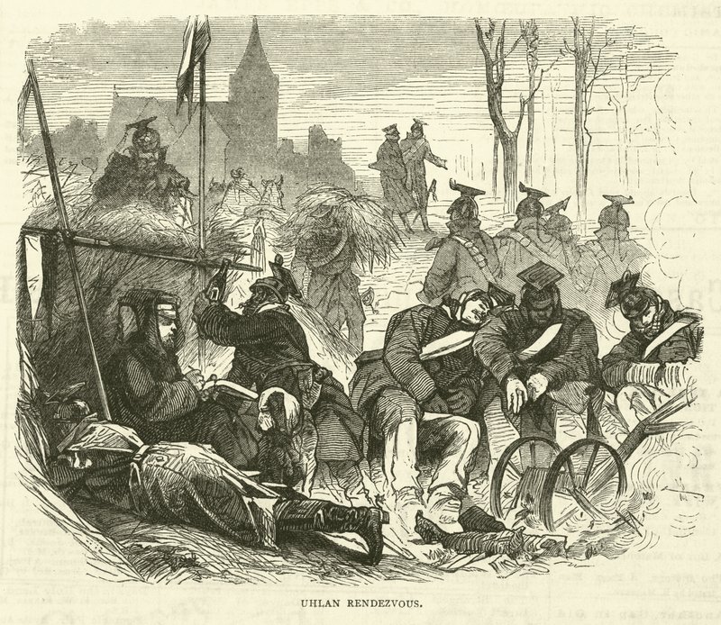 Reunión de Ulanos, septiembre 1870 de English School